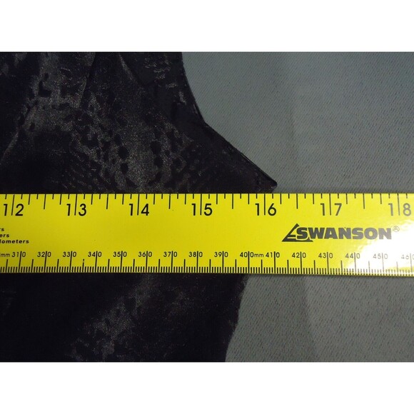 Connected Apparel Sheath Dress Neck Cutouts Embossed Size 6 Black - Picture 9 of 9